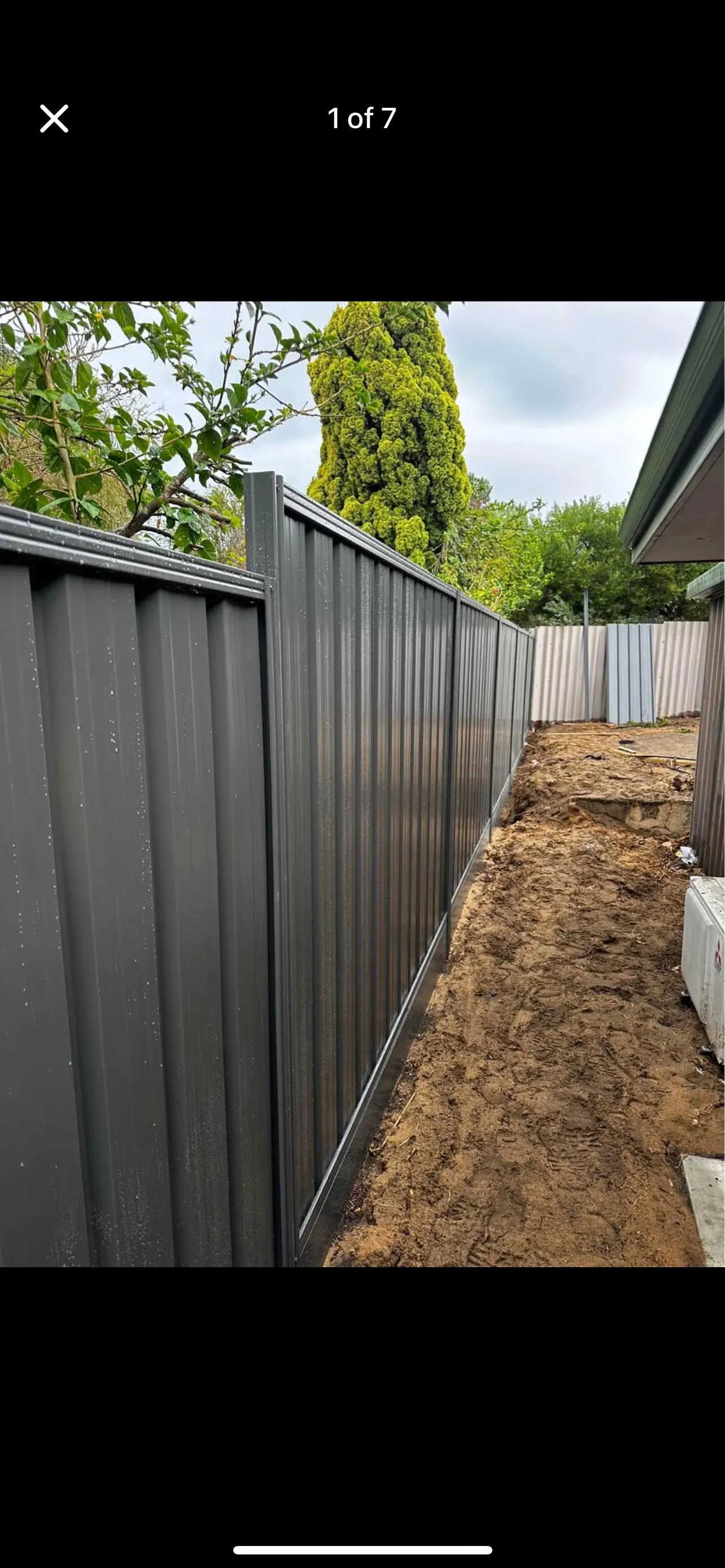 Modern Colorbond Boundary